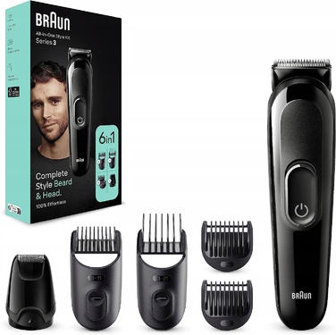 Тример Braun MGK3420 5в1 для стрижки волосся, бороди та стайлінгу