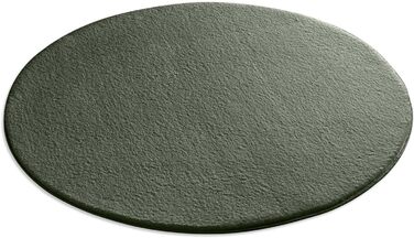 Килимок для ванної Taracarpet Fiona, антиковзаючий, пральний, 50x80 см, темно-зелений