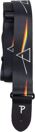 Гітарний ремінь Perri's Leathers Pink Floyd Dark Side of the Moon - Офіційний ліцензований продукт, поліестер, регульований, для акустичної/басової/електрогітари, з Канади