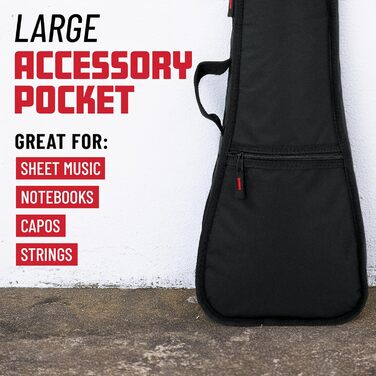 Чохол для укулеле Tenor Gator Cases GBE-Elect - міцний, з відділенням для аксесуарів, чорний