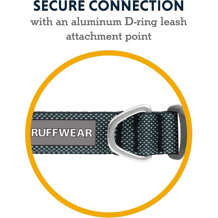 Нашийник для собак Ruffwear Hi & Light, сірий базальт, 51-66 см