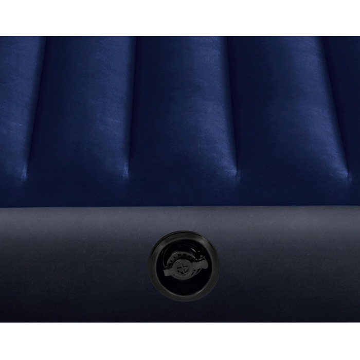 Надувний матрац Intex Classic Downy Blue Dura-Beam Twin, блакитний, 191 x 99 x 25 см