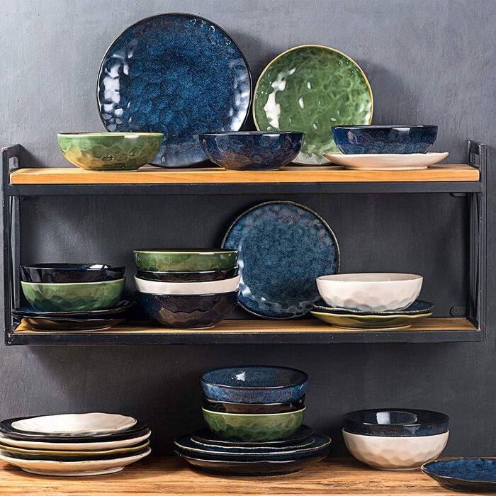 Набір сервіровочних тарілок Vicrays (3 шт.) Starry Blue - 3 шт., 40.6x35.6x25.4 см, порцеляна