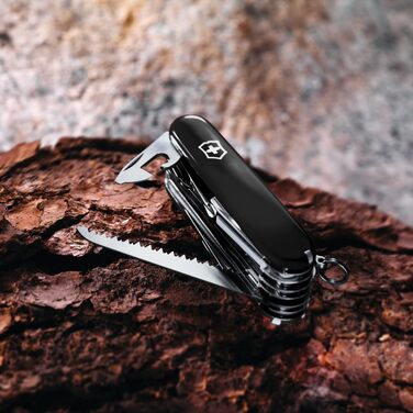 Мультитул Victorinox Swiss Champ: 33 функції, ніж, відкривачка, викрутка (чорний)