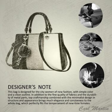 Сумка жіноча NICOLE & DORIS 2025 шкіряна чорна з пухнастим помпоном та знімним ремінцем через плече