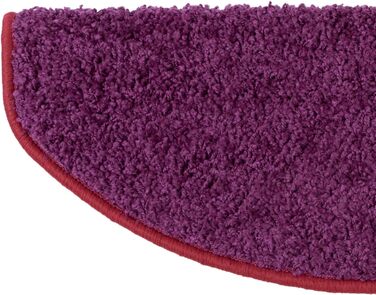 Набір килимків для сходів Floordirekt Barcelona (15 шт.) - Килимки для сходів, 16 кольорів, зносостійкі та легкі в догляді, для внутрішнього використання (напівкруглі 65 x 23,5 см)