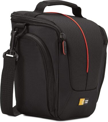 Сумка для камери Case Logic DCB306K SLR з ремінєм та ручкою, чорно-червона