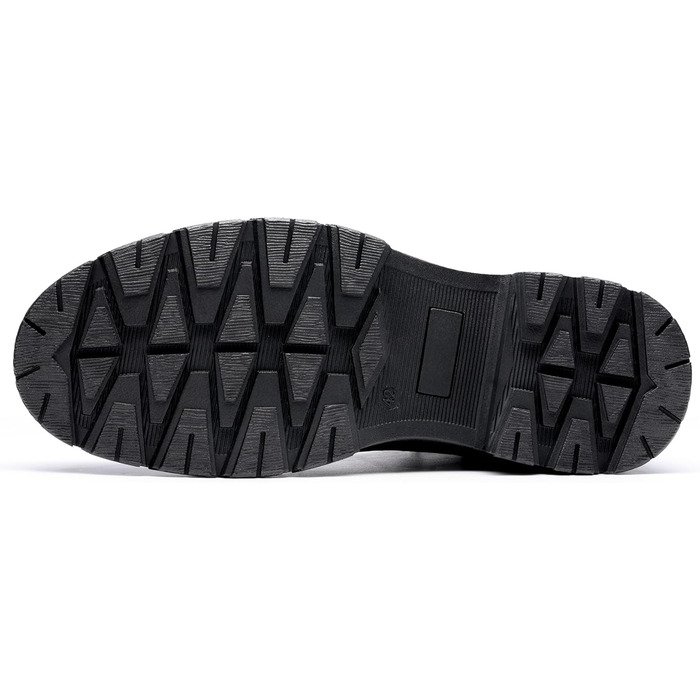 Черевики мотоциклетні Bruno Marc чоловічі Combat на шнурівці з блискавкою та зружною устілкою, 44 EU, чорні