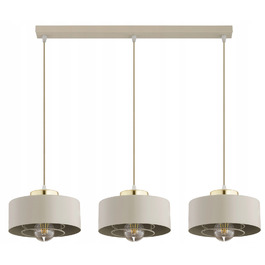 Підвісна люстра Elko-Lighting Spring Ecru, 3 точки освітлення, цоколь E27