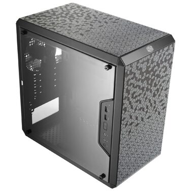 Корпус Cooler Master MasterBox Q300L V2 Mini-Tower mATX з 120 мм вентилятором, склом, USB 3.2 Gen 2x2
