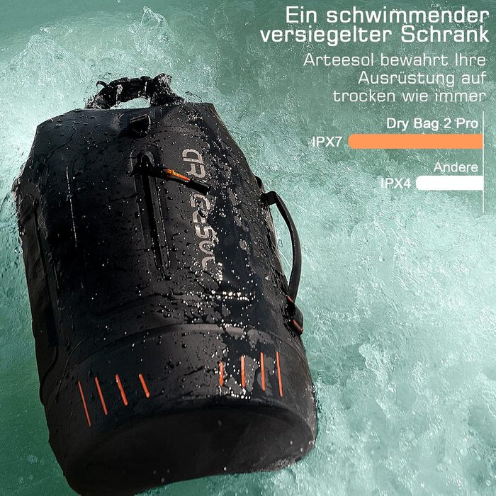 Водонепроникний рюкзак Blackace Arteesol Dry Bag 20/30/40/45 л для каякінгу, каное, кемпінгу, трекінгу, походів, вітрильного спорту та інших водних видів спорту