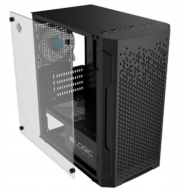 Корпус для комп'ютера Logic Concept Aramis AGRB Mini Tower, чорний