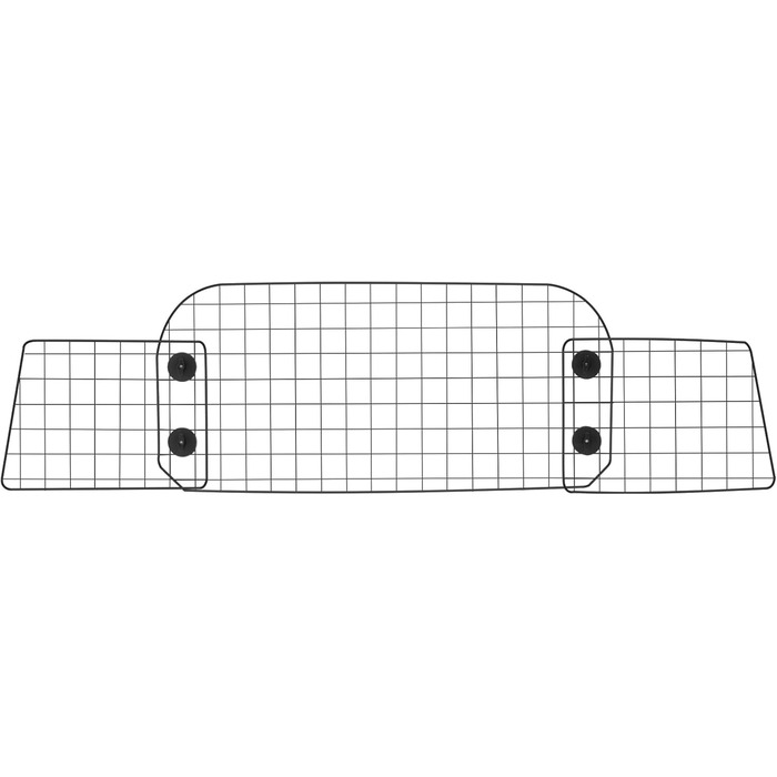 Автобар'єр для собак VEVOR, регульована перегородка, сітка (968x405 мм), захист для заднього сидіння, універсальна бар'єр для SUV, позашляховиків, вантажівок, не складається, 96.5-162 см * 41 см