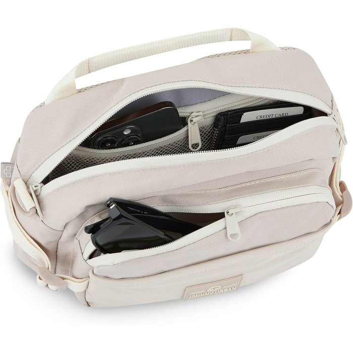 Гермопоясна сумка Johnny Urban Travis Beige - для подорожей, хайкінгу та активного відпочинку