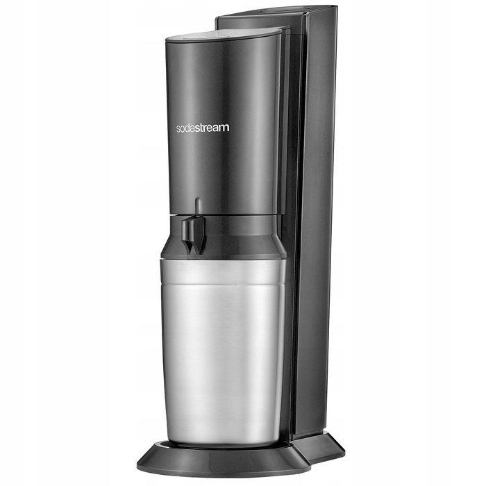 Сифон для газування води SodaStream Crystal 3.0, сріблястий, з балоном CO2