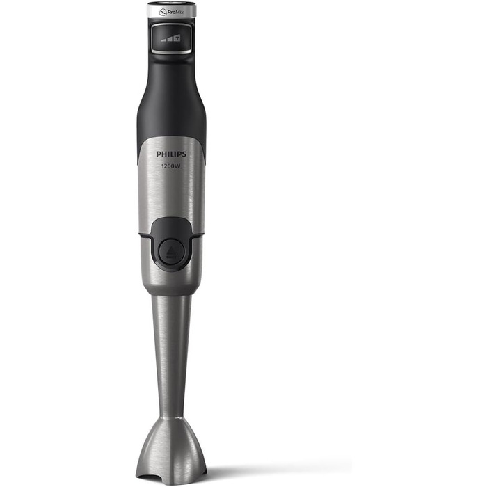 Philips 5000 Series Immersion Blender incl. Whisk, Spiralizer, XL Chopper - 1200 W power. ProMix technology. LED speed indicator. Infinite speed setting (HR2684/00) + Whisk, Spiralizer, XL Chopper