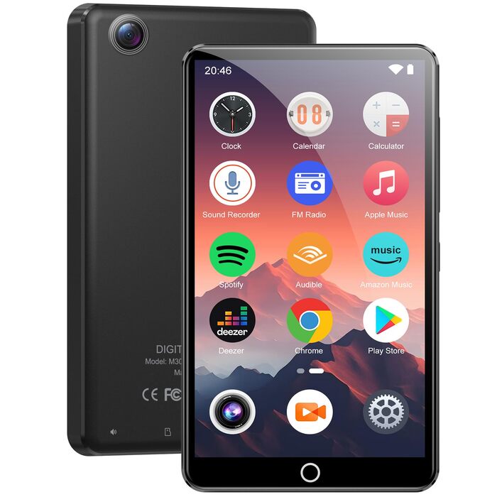 MP3 плеєр 80GB з Bluetooth, WiFi, камерою та сенсорним екраном 4.02