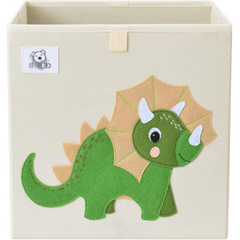 Складаний органайзер для іграшок Triceratops CLCROBD з тканини, кошик для зберігання у вигляді тварини, для дитячої кімнати, 33 см