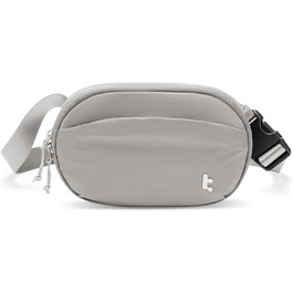 tomtoc жіноча поясна сумка-слінг з RFID захистом, 1.5 л, для подорожей, повсякденного використання, фестивалів, спорту, туризму, зелена (сіра)