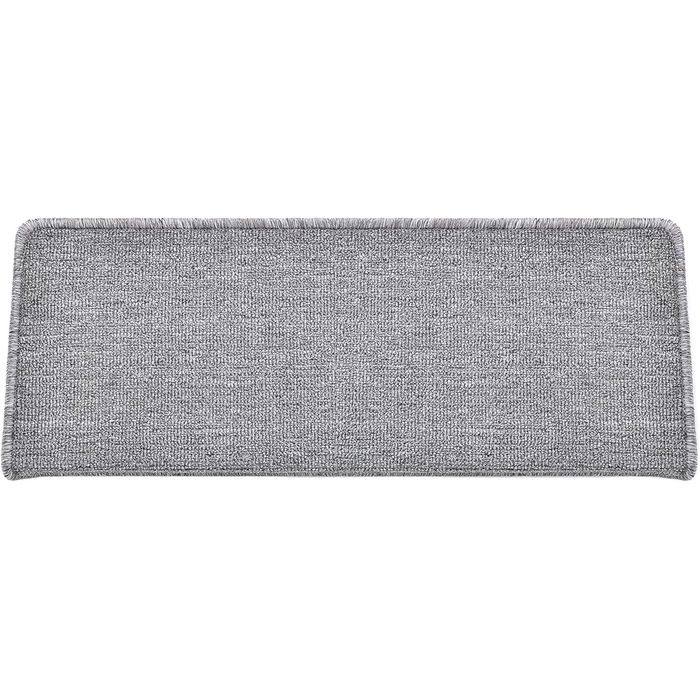 Набори килимків на сходи [en.casa], 15 шт., 65 x 24 см, сірий, самоклеючі