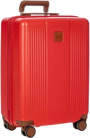 Чемодан на колесах Bric's Ferrara 67 см, чорний (червоний)