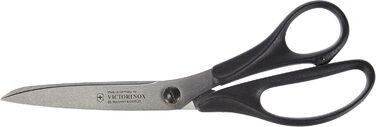 Професійні універсальні ножиці Victorinox, 23 см, надгострі леза, чорна ручка, нержавіюча сталь
