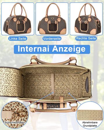 Транспортна сумка для собак та котів, 42 x 18 x 31 см, до 4 кг, для подорожей