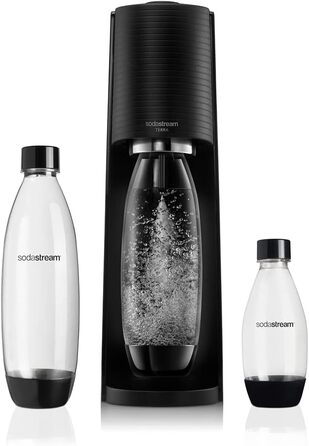 SodaStream Terra Black: Набір для газування води (3 шт.) з балончиком Quick Connect, акрил, чорний