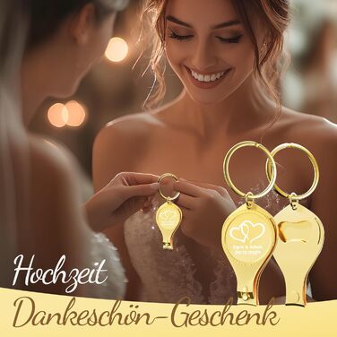60 Personalized 4-in-1 Multifunction Bottle Openers, Gold Nail Clippers, Wedding Favors, Brewery, Private, Customized, Multi-Tool Gifts for Men.