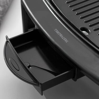 Електричний гриль Cecotec Tasty & Grill 3000 RockWater, 2600 Вт, покриття RockStone, терморегулятор, знімні деталі, чорний