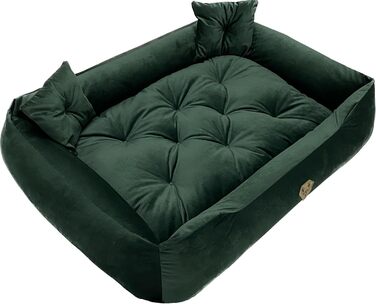 Ортопедичне собаче ліжко Dogs4Life Velours XXL (135x100 см) | Для великих собак | З водонепроникним покриттям | Зручне собаче ліжко | Зручне та миється | Для дому та вулиці