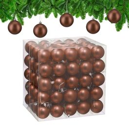 Relaxdays Set of 100 Christmas Baubles