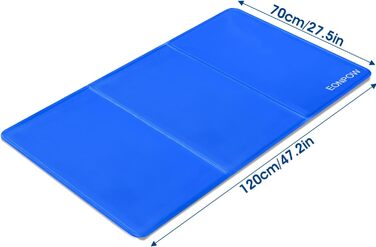 EONPOW Dog Cooling Mat, Cooling Mat for Dogs Pet Cooling Mat Non-Toxic Gel Self-Cooling Pad and Cat Cooling Pads XL(75*120cm)