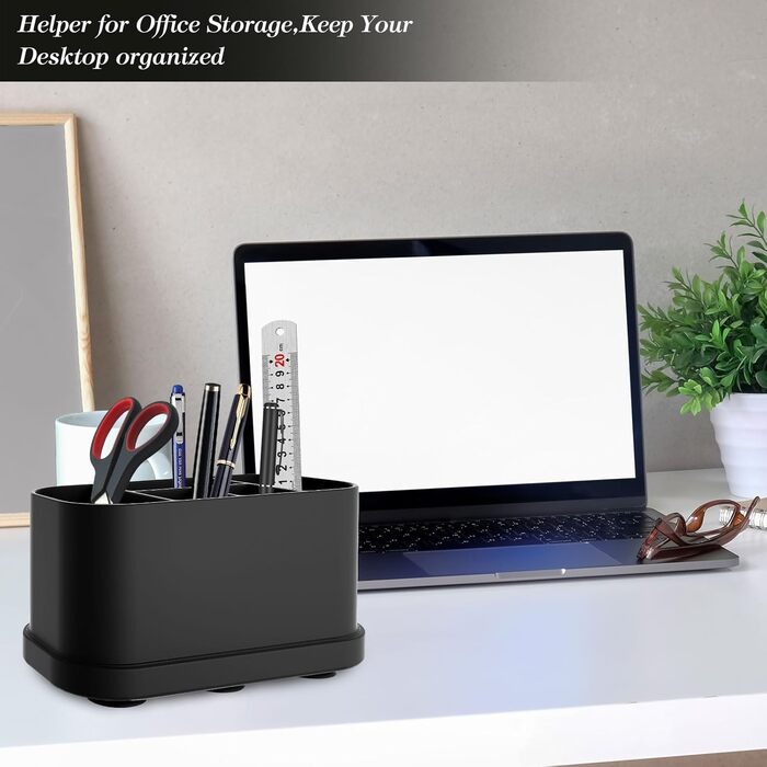 Тримач для зубних щіток з силікону, органайзер для ванної кімнати з присосками, 5 слотів, водонепроникний, для сім'ї (чорний)