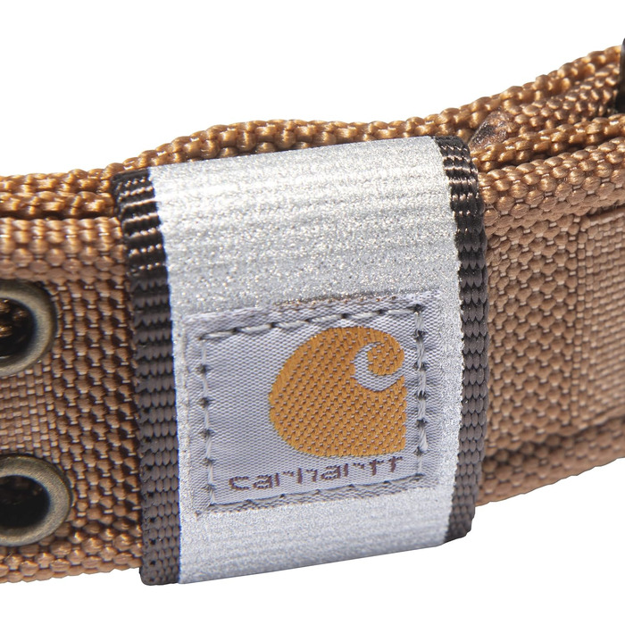 Carhartt Pet Fully Adjustable Wide Webbing Dog Collar, Carhartt Brown, Size (Carhartt Brown, Large)