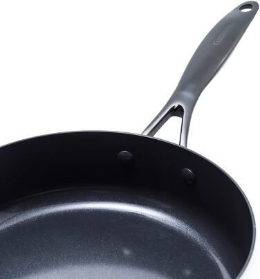Набір сковорідок GreenPan Venice Pro Noir 26см та 30см, нержавіюча сталь, антипригарне покриття Ceramic, чорний, без PFAS, для індукції, безпечно для миття в посудомийній машині, термостійкий, срібний, 26см & 30см