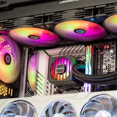 ENERMAX LIQMAXFLO 240 - Рідинний кулер для CPU з RGB підсвічуванням (LGA 1700, 1200, AM5, AM4) - Енермак