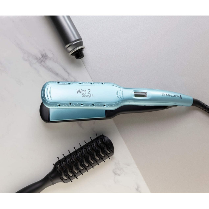 Випрямляч для волосся Remington S7350 Wet2Straight: для мокрого та сухого використання, LCD-дисплей, 140-230°C, турецький колір
