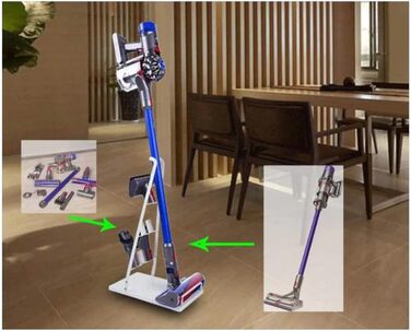 Підставка для пилососа Dyson V6 V7 V8 V10 V11 V12 V15: міцна підставка з інструментами