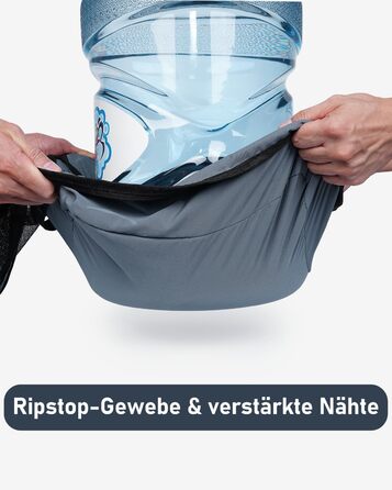 Органайзери для валізи ECOHUB, набір 7 шт. з переробленого PET, для одягу, взуття, рюкзаків (сірий)