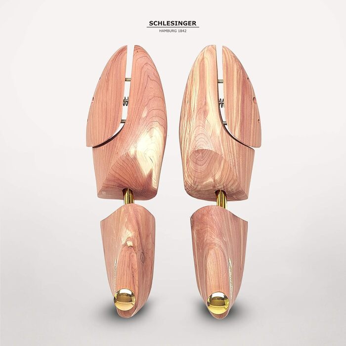 Schlesinger – Premium men's boot stretcher/shoe stretcher made of fine cedarwood for optimal care of boots and shoes. Model Graf. Size 39 – 48.