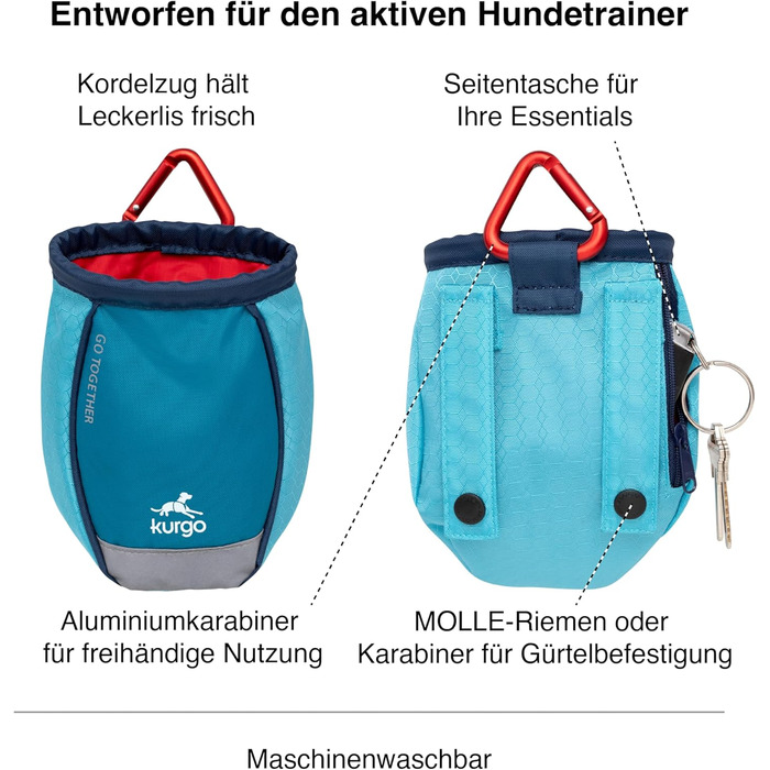 Kurgo Go Stuff-It - Фурнітура для ласощів для собак, 11 см, Червоний