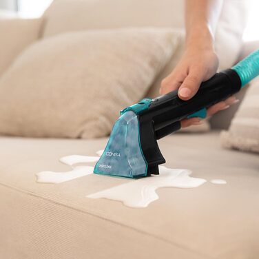 Пилгопоглинач Cecotec Conga Popstar 3000 CarpetClean: 400 Вт, 2 баки (чиста та брудна вода), водяний спрей, 6 м радіус дії, 1,2 м шланг (2000 Carpet&Spot Clean Compact)