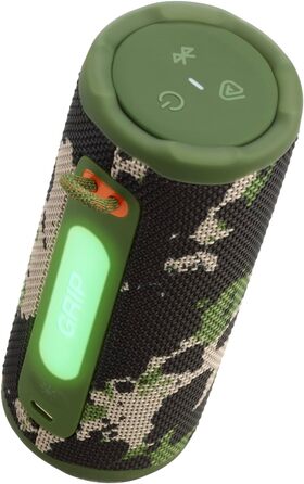 JBL Grip: Портативна Bluetooth колонка з AI Sound Boost, IP68, до 14 год роботи, Camouflage