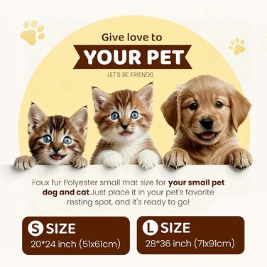 М'яке ліжко для котів, 60x45 см, плюшеве, для котів та маленьких собак, 2 в 1, тепле гніздо, ліжко-мішок, ліжко для котів, 91x71x3 см