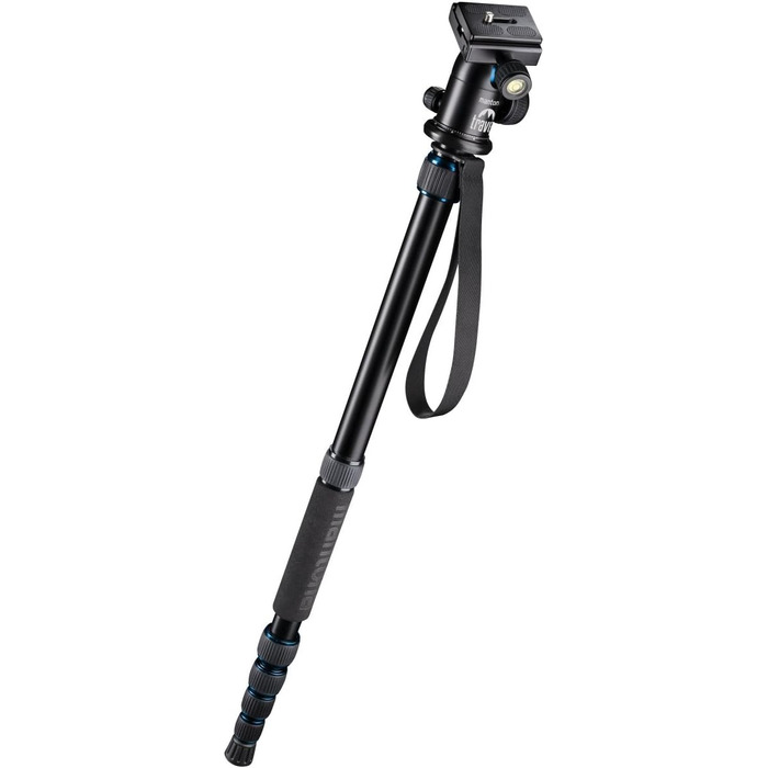 Штатив Mantona DSLM Travel - блакитний, для камер, до 5 кг, з кульковою головкою