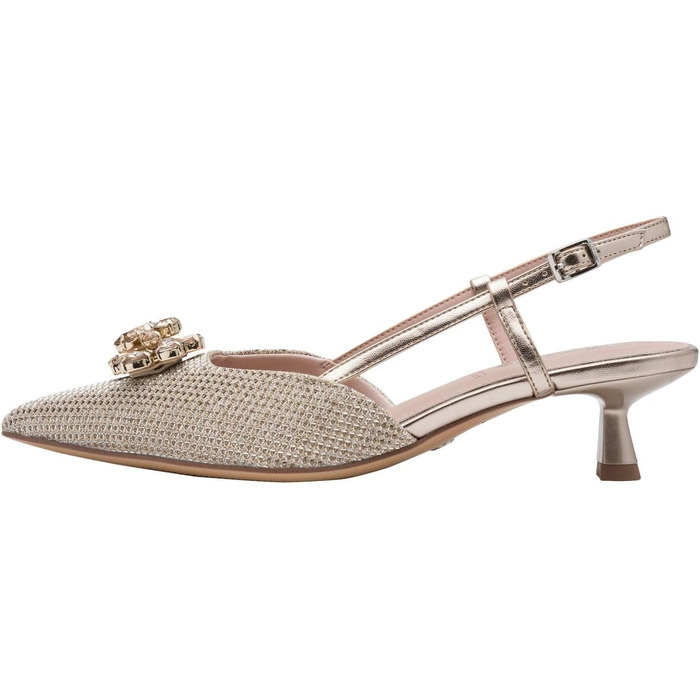 Туфлі жіночі Tamaris 1-29512-46 Pearl Glam, розмір 41 EU - слінгбеки з перламутровим блиском