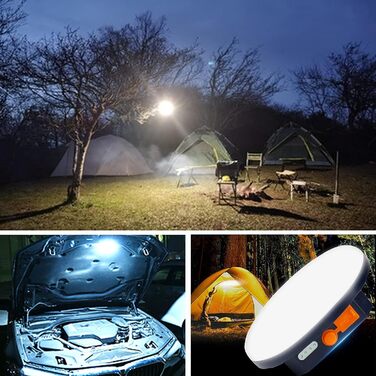 LED Camping Lamp 2000 Lumens Camping Lantern with 9900mAh Power Bank Rechargeable Tent Light, Searchlight Camp Light with Hook Emergency Light for Power Outages, Hiking, Camping, Emergency