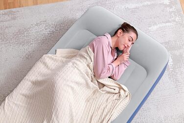 Надувний матрац Bestway TriTech Vento XL з електронасосом 191x97x46 см, синій