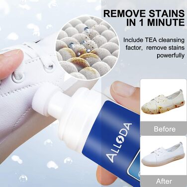 Shoe Cleaner + Shoe Brightener, Sneaker Cleaner, Shoe Cleaning Set, Alloda